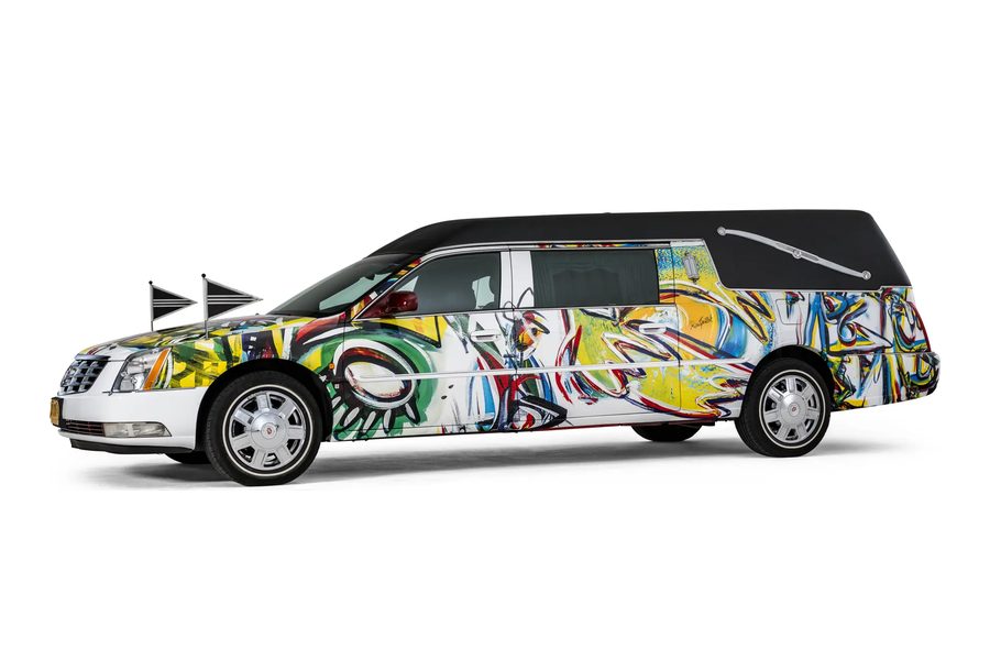 Kunstauto's, bijzonder, rouwvervoer bij een uitvaart